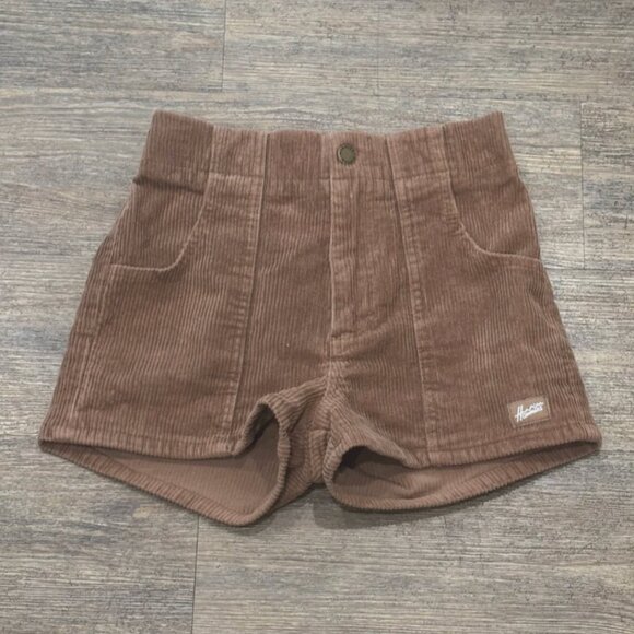 Hammies Corduroy Shorts Womens Size 24 Light Brown 2.5" Casual Beach - Picture 1 of 7